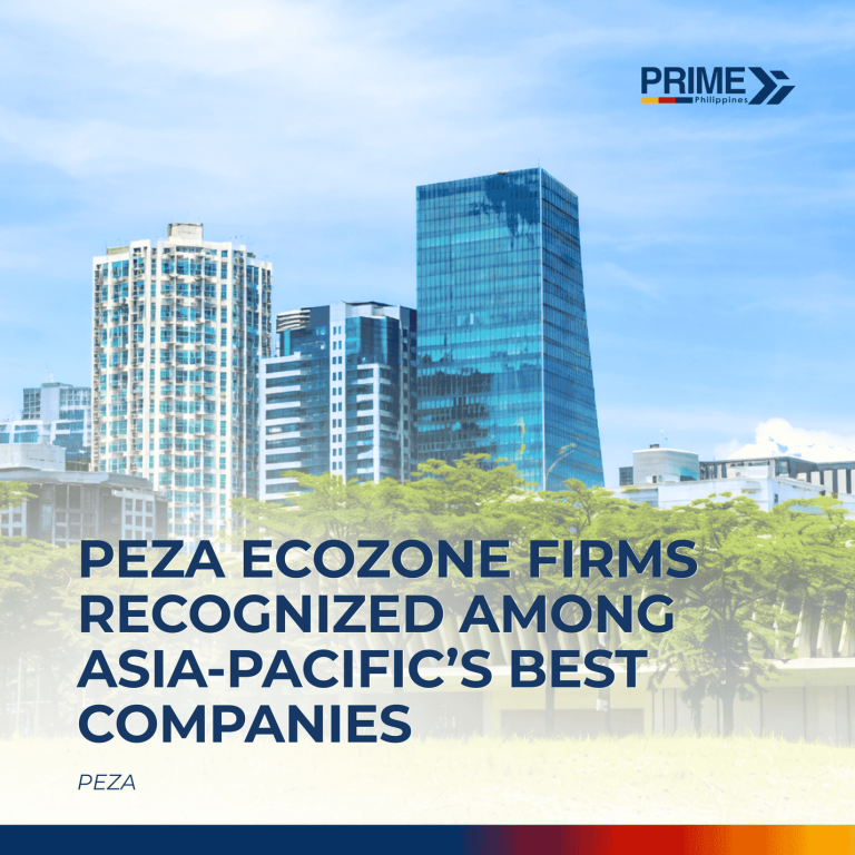 PEZA Ecozone Firms Recognized Among Asia-Pacific’s Best Companies