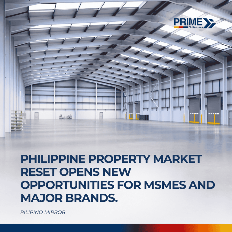 Philippine Property Market Reset Opens New Opportunities for MSMEs and Major Brands
