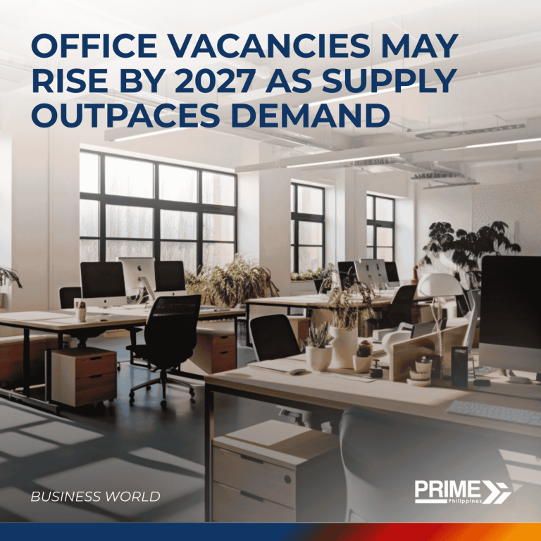Prime PHL: Office occupancy in NCR to fall through 2027 — Business Mirror Report