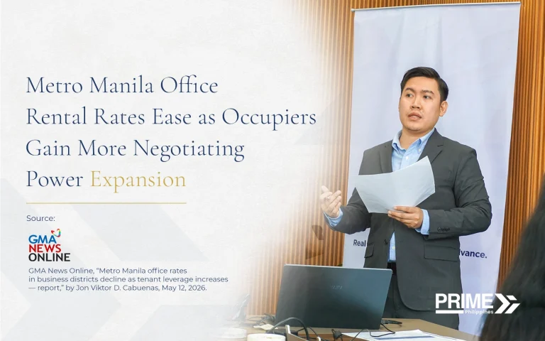 Metro Manila Office Rental Rates Ease as Occupiers Gain More Negotiating Power