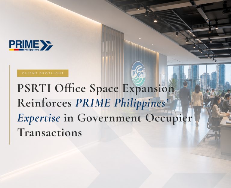PSRTI Office Space Expansion Reinforces PRIME Philippines’ Expertise in Government Occupier Transactions