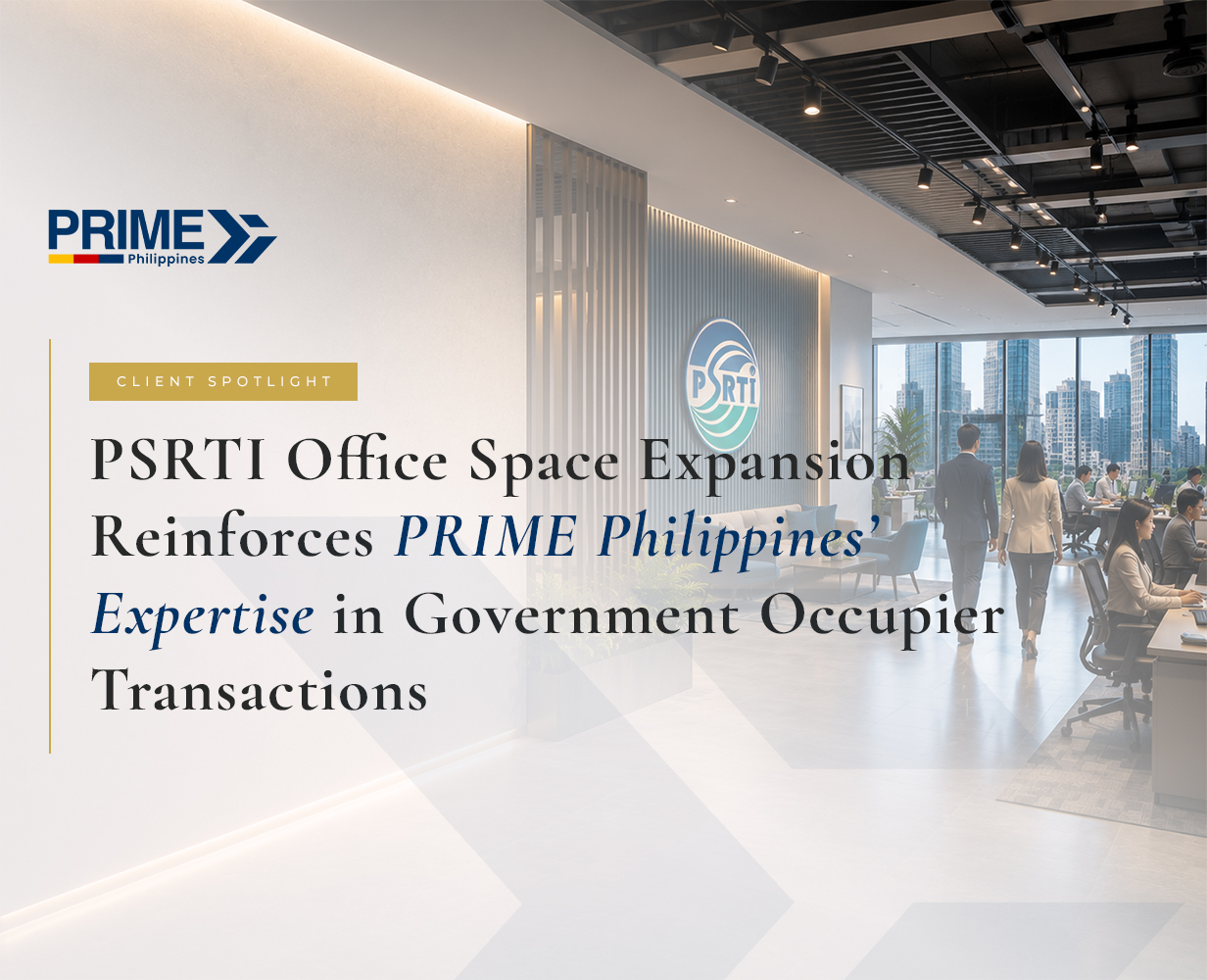 PSRTI Office Space Expansion Reinforces PRIME Philippines’ Expertise in Government Occupier Transactions
