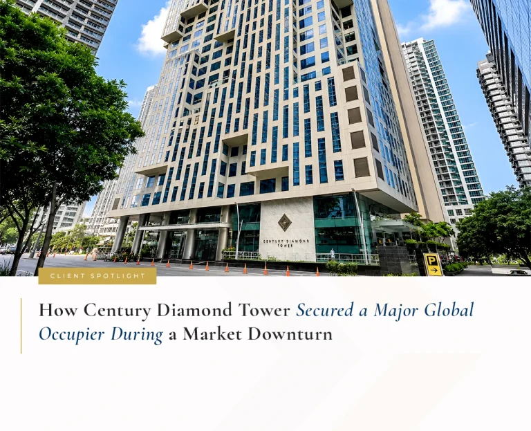 How Century Diamond Tower Secured a Major Global Occupier During a Market Downturn
