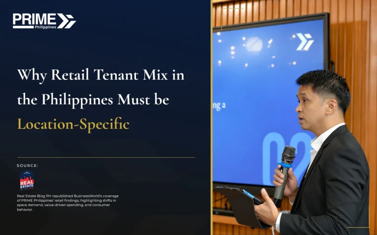 Why Retail Tenant Mix in the Philippines Must Be Location-Specific
